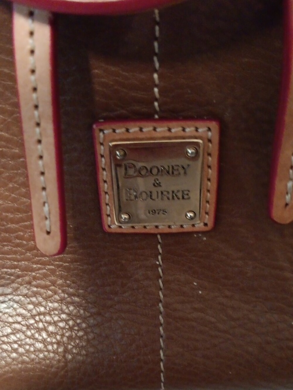 Dooney & Bourke Brown Leather Satchel  In Fair Condition. Please Check Photos. - Picture 2 of 16